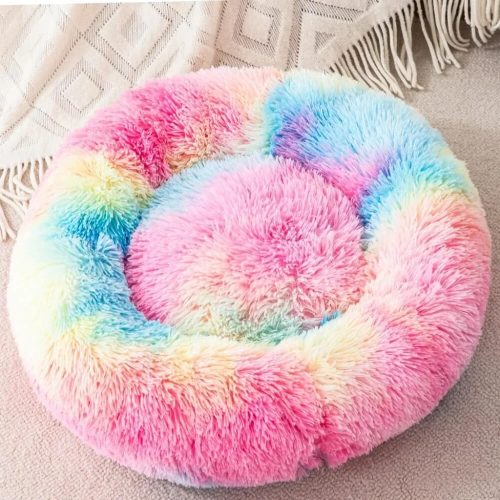 Small Cat Bed Nest Bed Dog Bed Round Bed Donut Rabbit Bed Pet Bed Small Kitten B